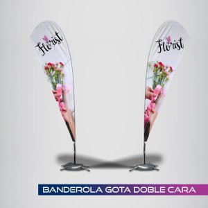 Bandera Gota doble cara