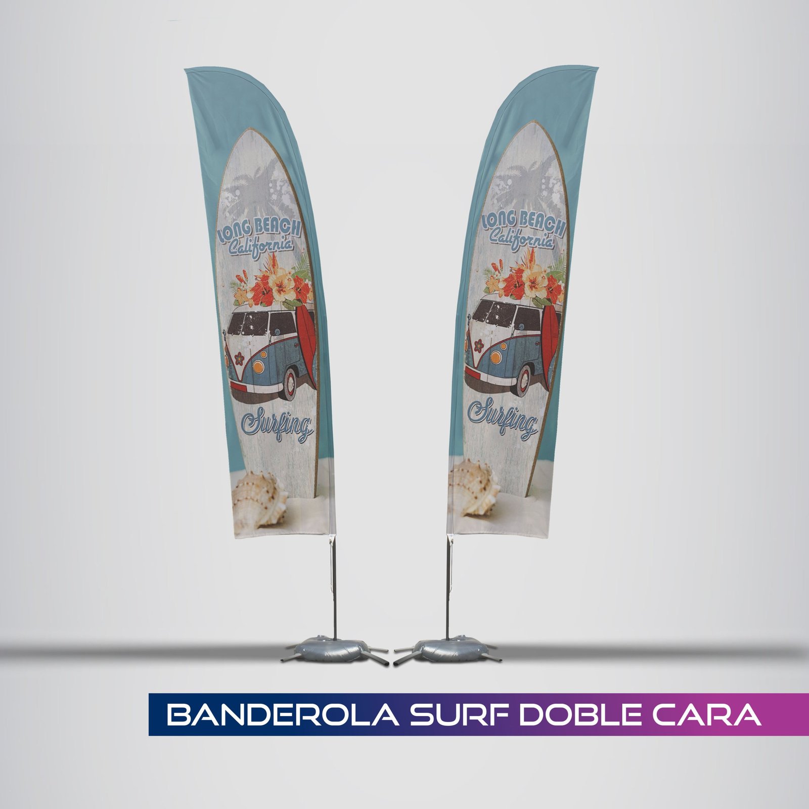 Bandera Surf doble cara