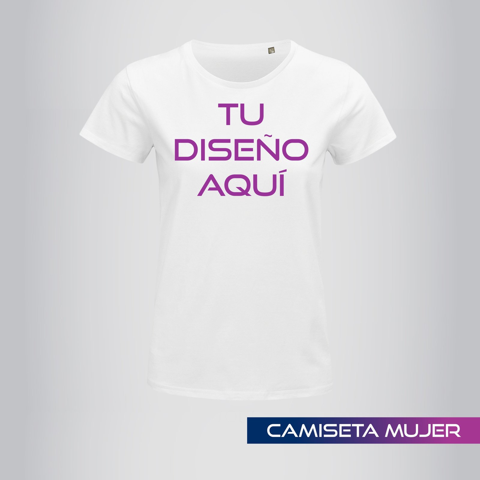 Camiseta Mujer Orgánica Manga Corta