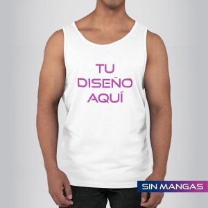 Camiseta sin mangas personalizada