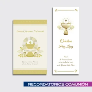 Recordatorios Comunión Neutro
