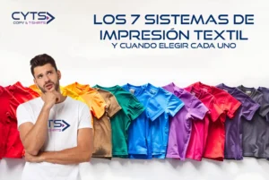 Guía de los sistemas de impresión textil para personalizar camisetas