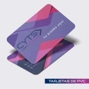 Tarjetas de PVC personalizadas con diseño moderno para empresas